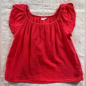 GAP Scarlet Textured Top